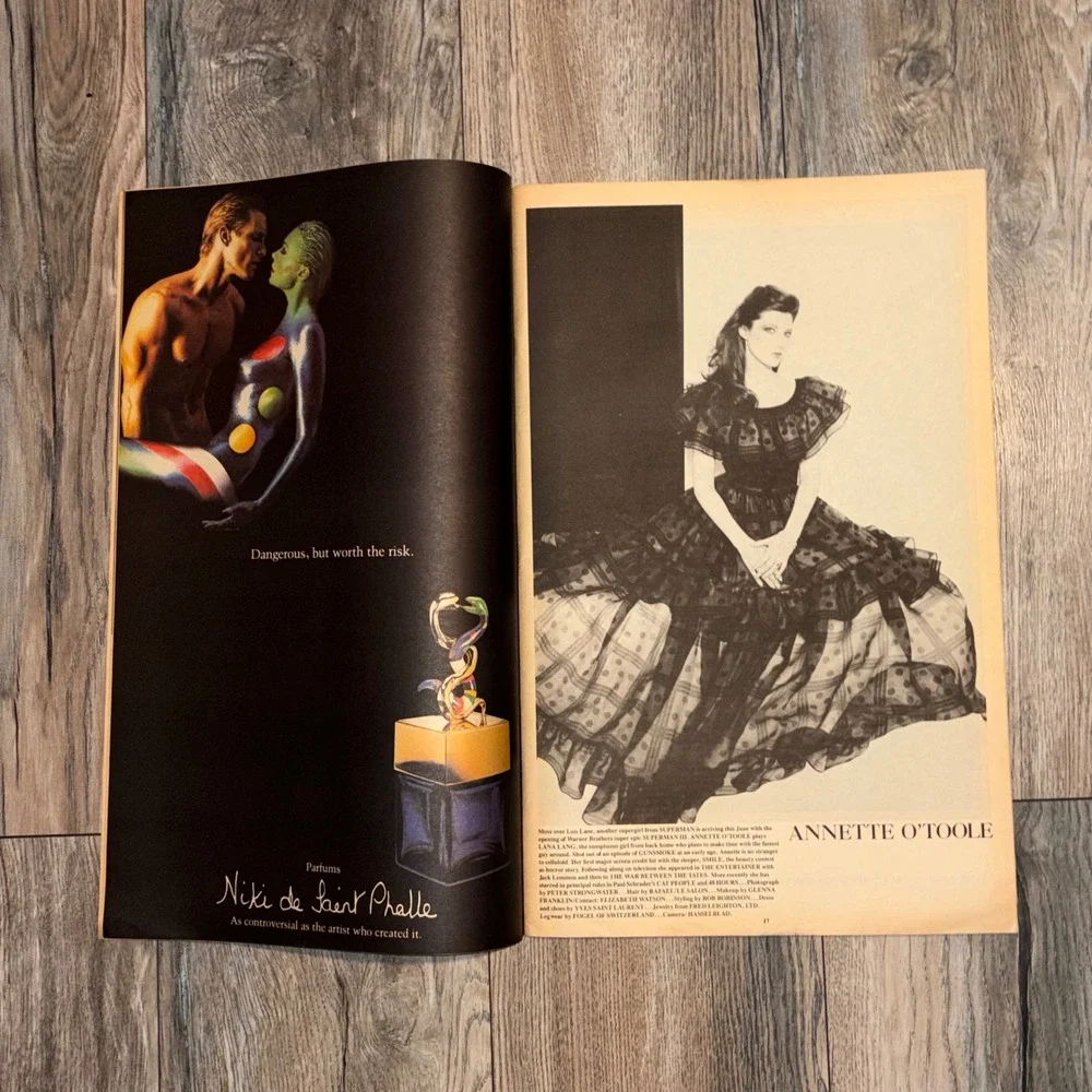 Vintage Interview Magazine May 1982 Chris Atkins Andy Warhol Valentino Ad